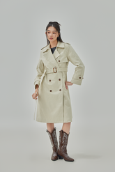 Corinne Double Breasted Trench Coat